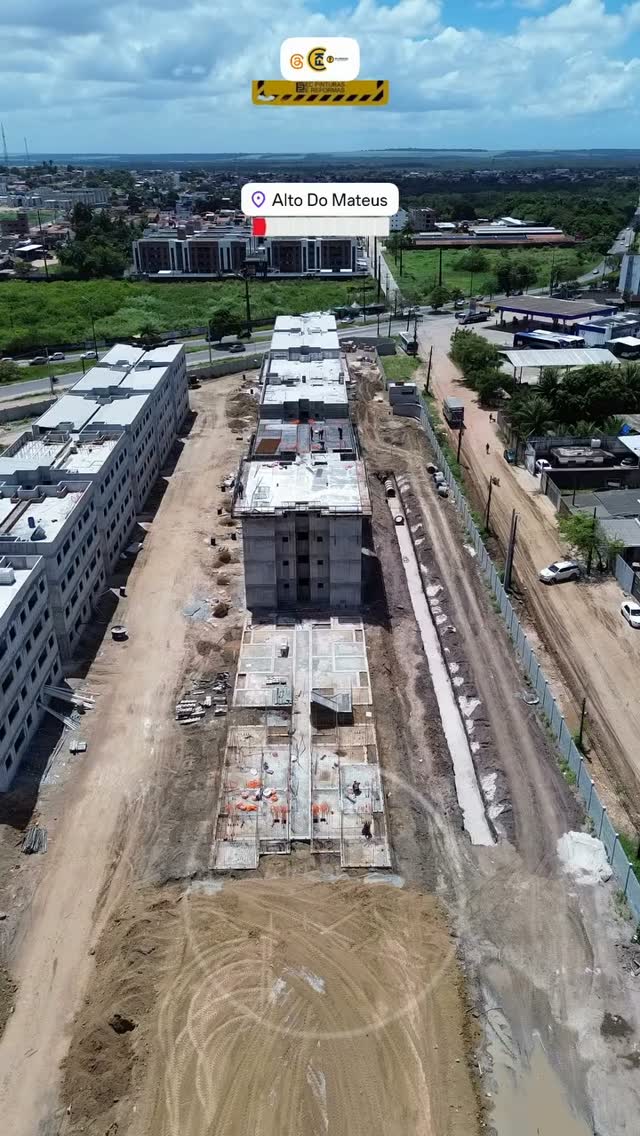 Imagem aeria do empreendimento